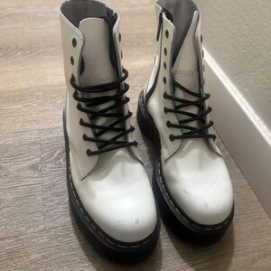 Dr. Martens Jadon boots white color